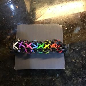 Infinity change rubber band bracelet